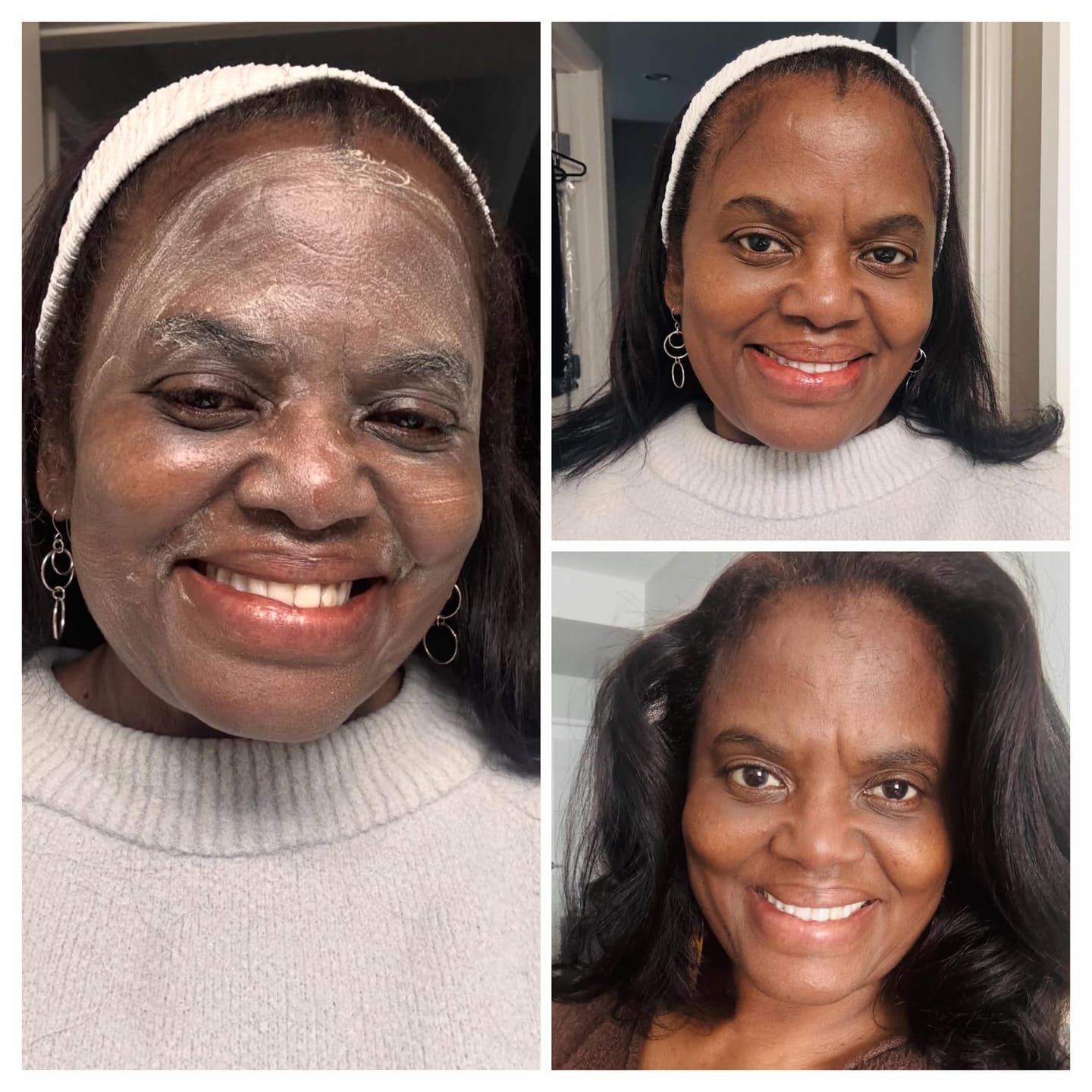 Customer photo review of Turmeric Brightening Soap (with Vitamin C, Alpha Arbutin, Oat)