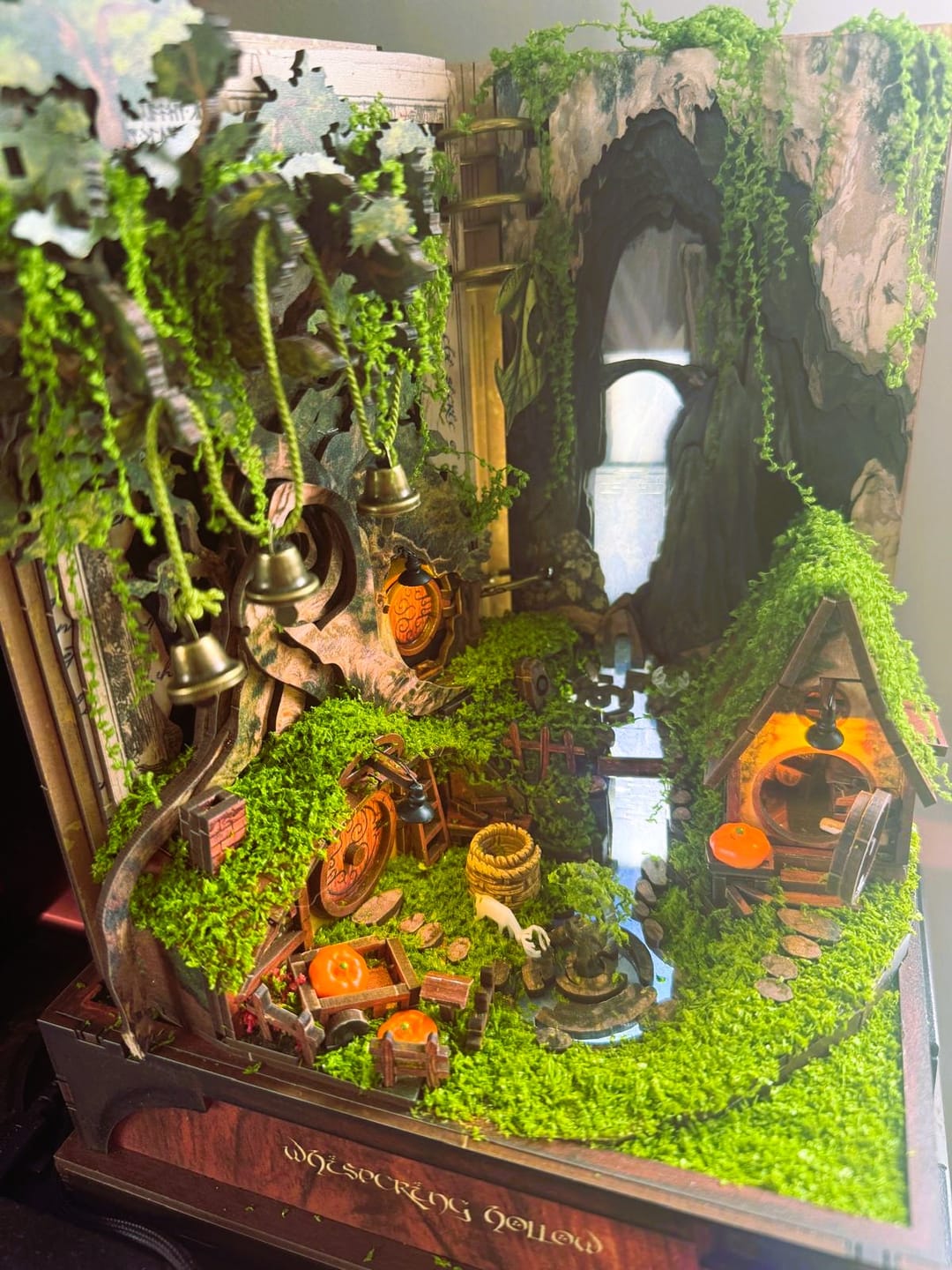 Customer photo review of Whispering Hollow Miniature House Kit (Music Box) | Collector's Edition
