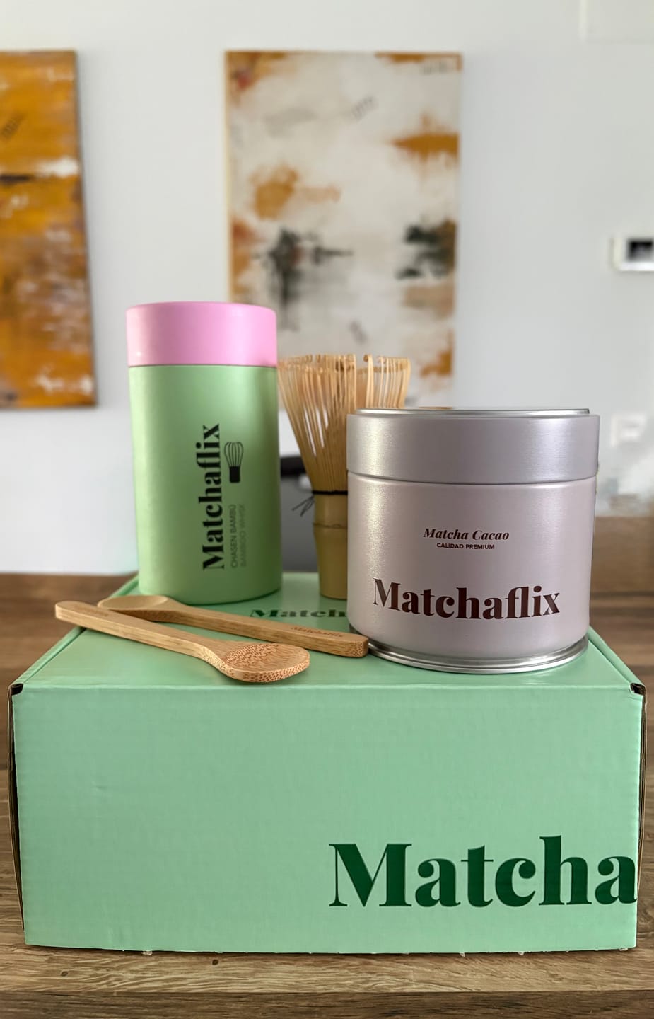 Customer photo review of Té Matcha Premium Cacao