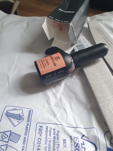 Customer photo review of Base Semi-Permanent Rubber Japanese Pink Didier Lab 10ml