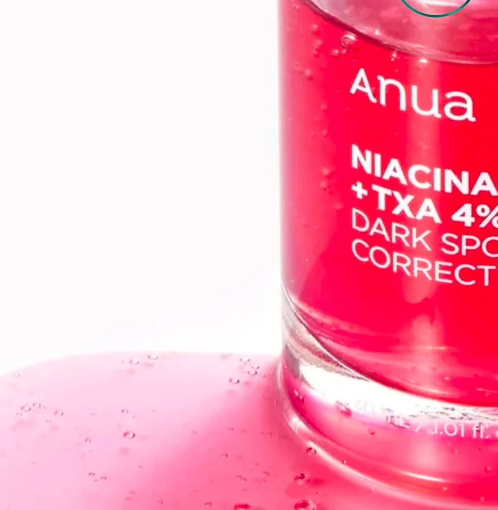 Customer photo review of Anua Niacinamide 10% + TXA 4% Spot Correcting Serum – Brightening & Pore Care 30ml