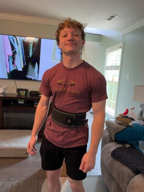 Customer photo review of 10MM Lever Belt - Black