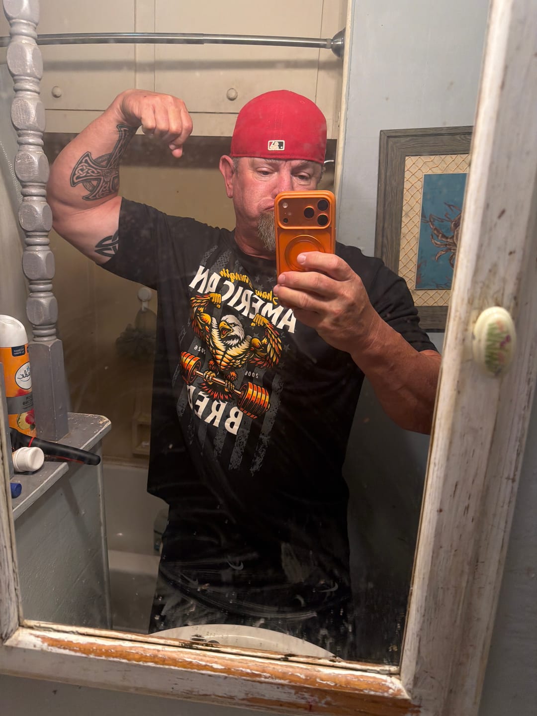 Customer photo review of American Bred Bald Eagle T-Shirt by Brian Shaw