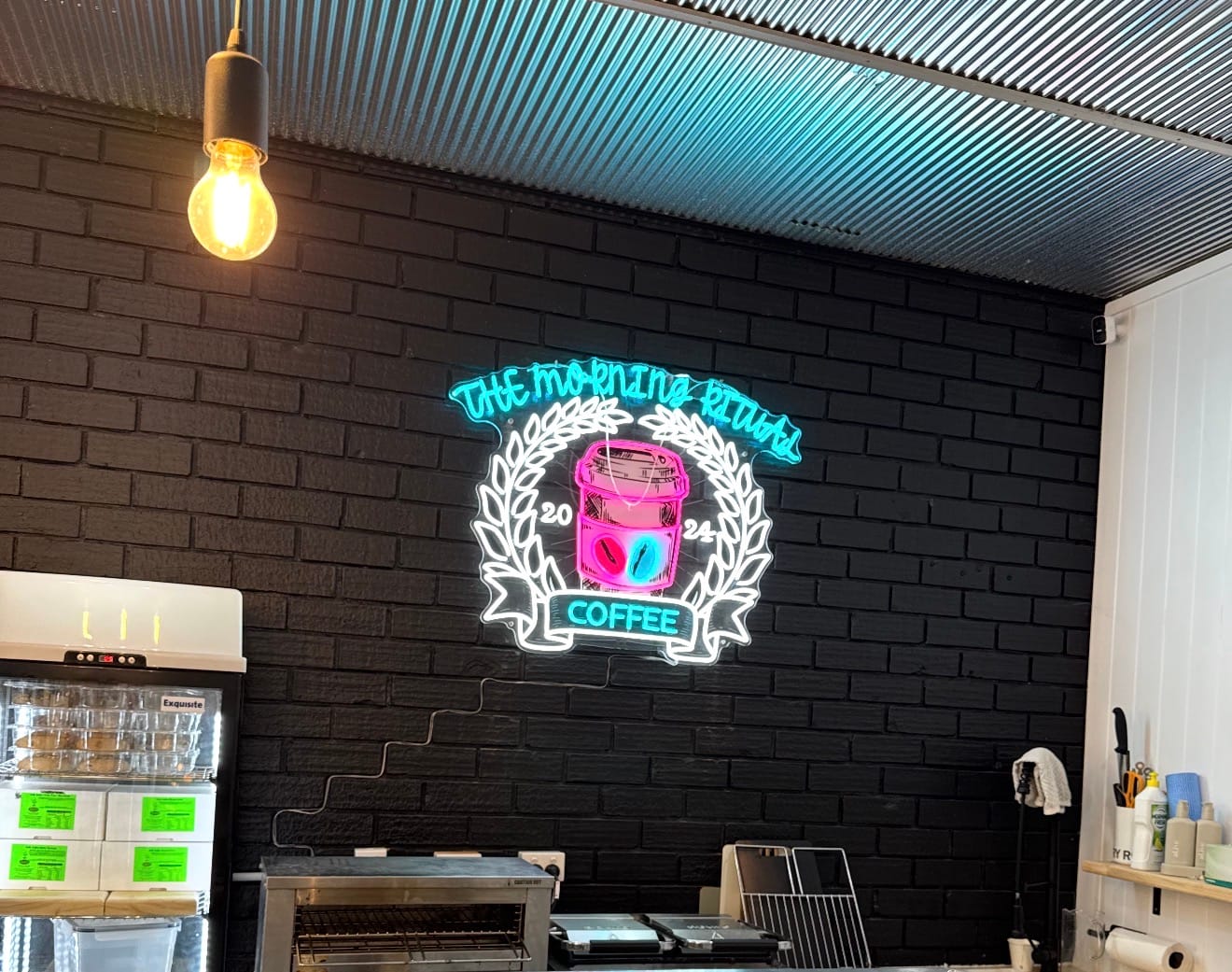 Customer photo review of THE MORNING RITUAL COFFEE (2 SIGNS)