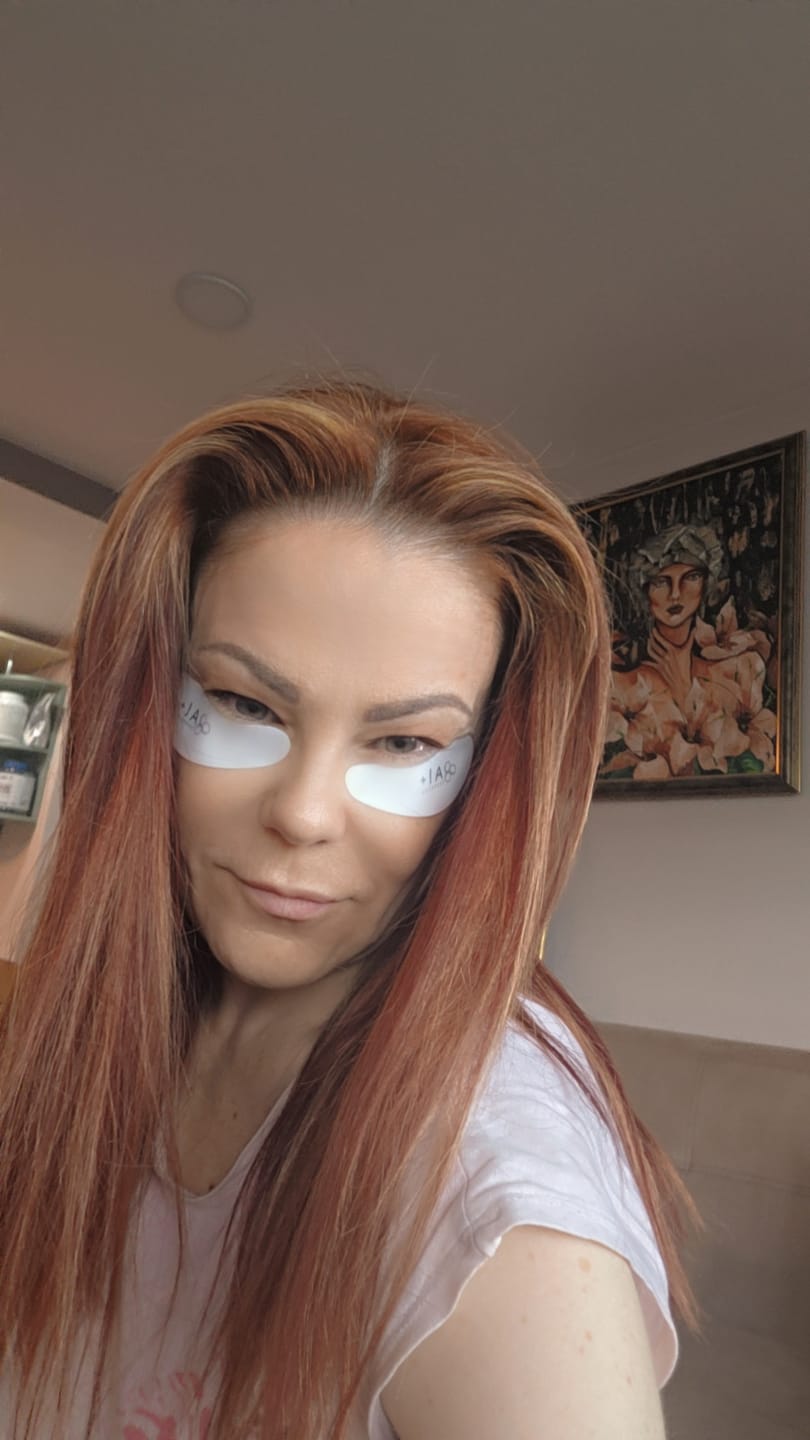 Customer photo review of ReGen+ | Reusable Eye Patches