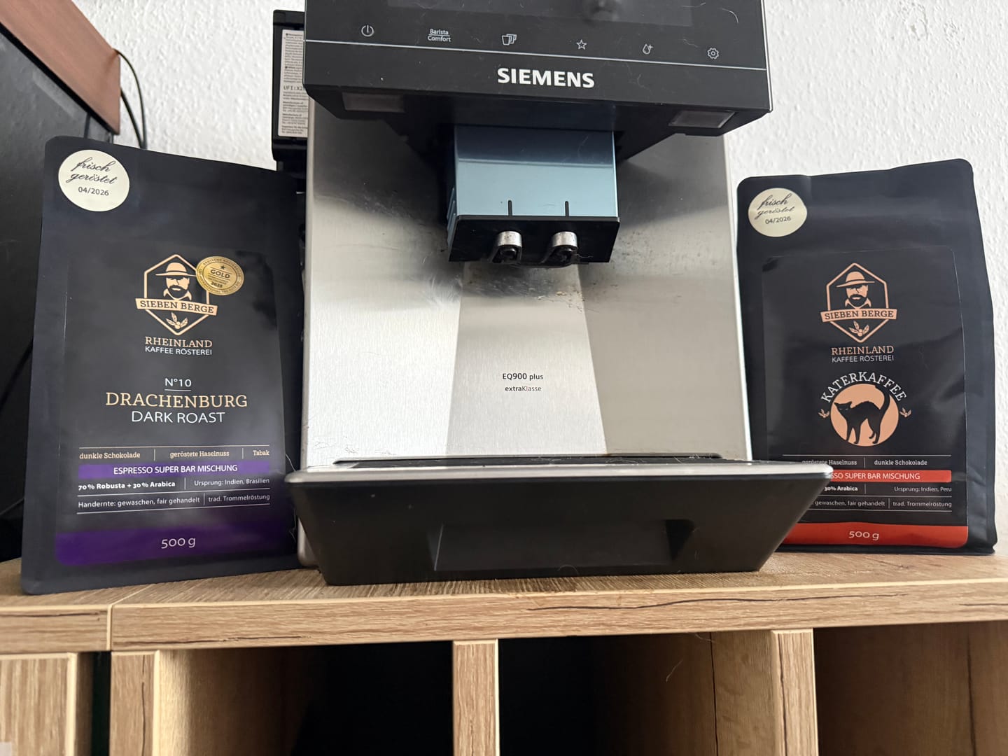 Customer photo review of N°10 Drachenburg – Kraftvoll im Geschmack – Espresso Super Bar Mischung