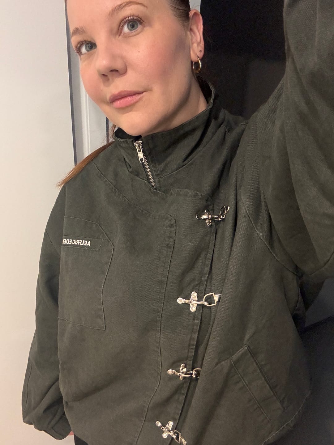 Customer photo review of Aelfric Eden Boxy Fireman Clasp Jacket