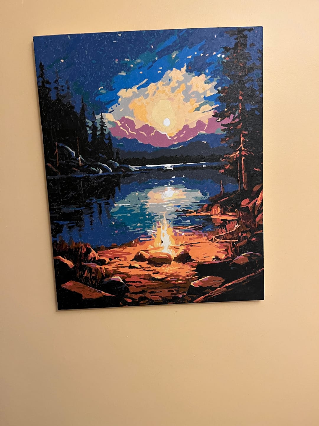 Customer photo review of Night by the Lakeside