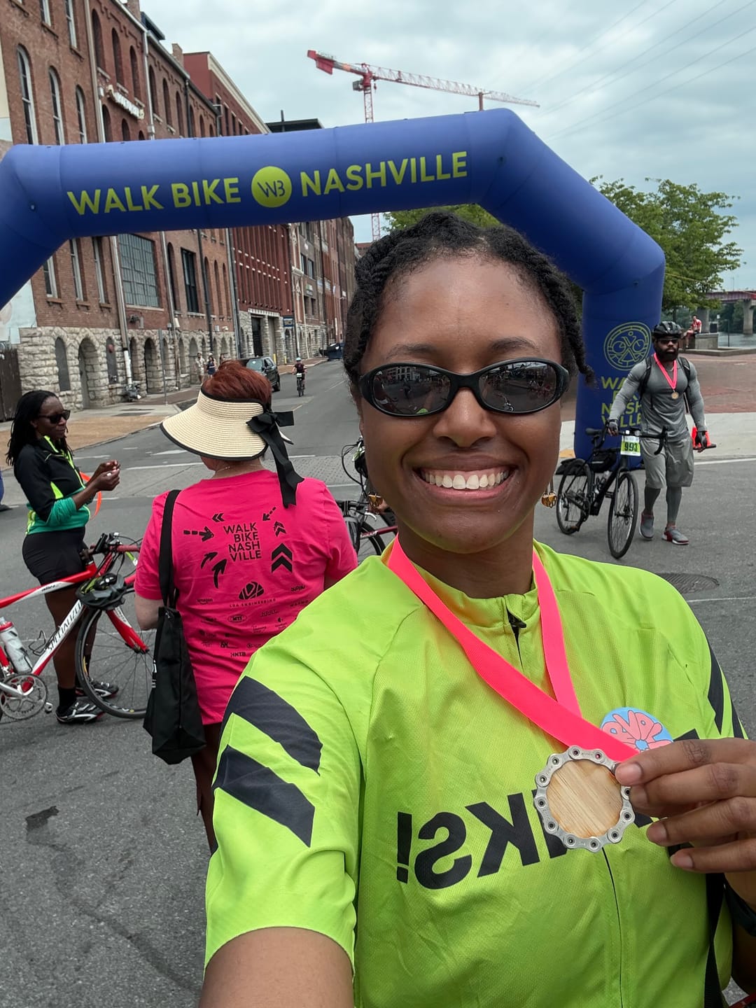 Customer photo review of Women's Give Me 4 Feet Regular Fit Cycling Jersey