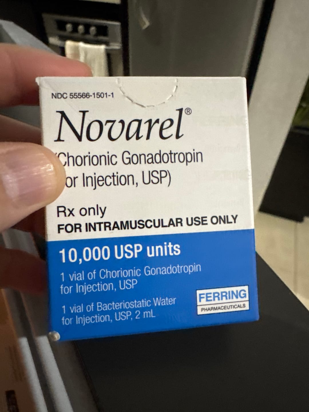 Customer photo review of Ferring | Novarel HCG 10,000 UI