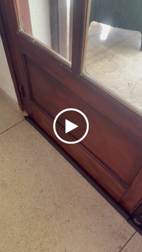Customer video review of Zocalo Burlete Doble Bajo Puerta Espuma Ajustable Negro Liso