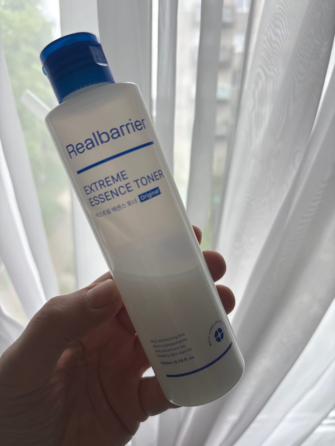 Customer photo review of Mitrinošs toniks Real Barrier Extreme Essence Toner