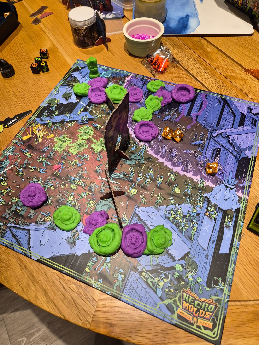 Customer photo review of Necromolds Big Battle Map Set