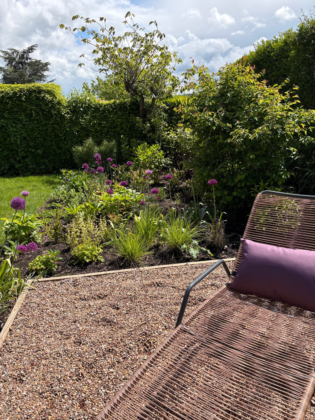 Customer photo review of Outdoor Garden Waterproof Rectangle Cushion - Signature Colours