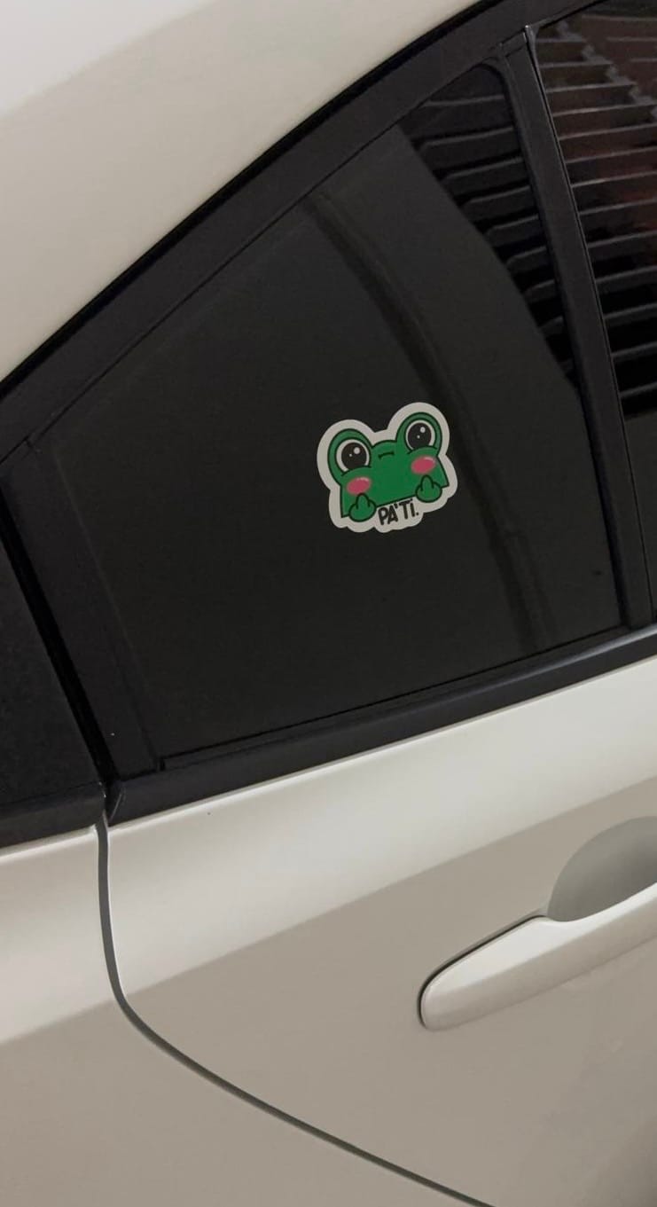 Customer photo review of Pa' ti (Sticker Laminado)