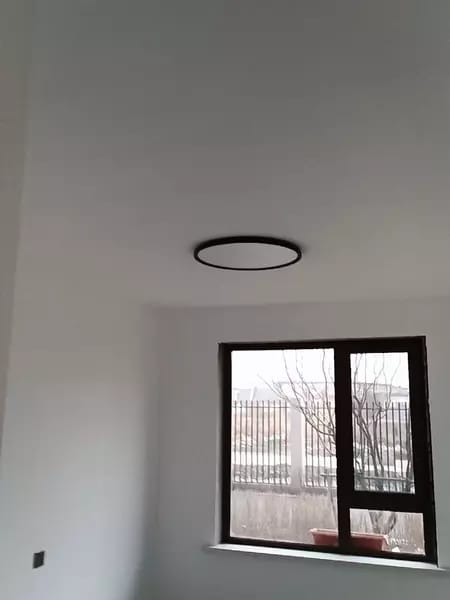 Customer photo review of WOMO Flat Round Flush Mount Ceiling Light-WM1024