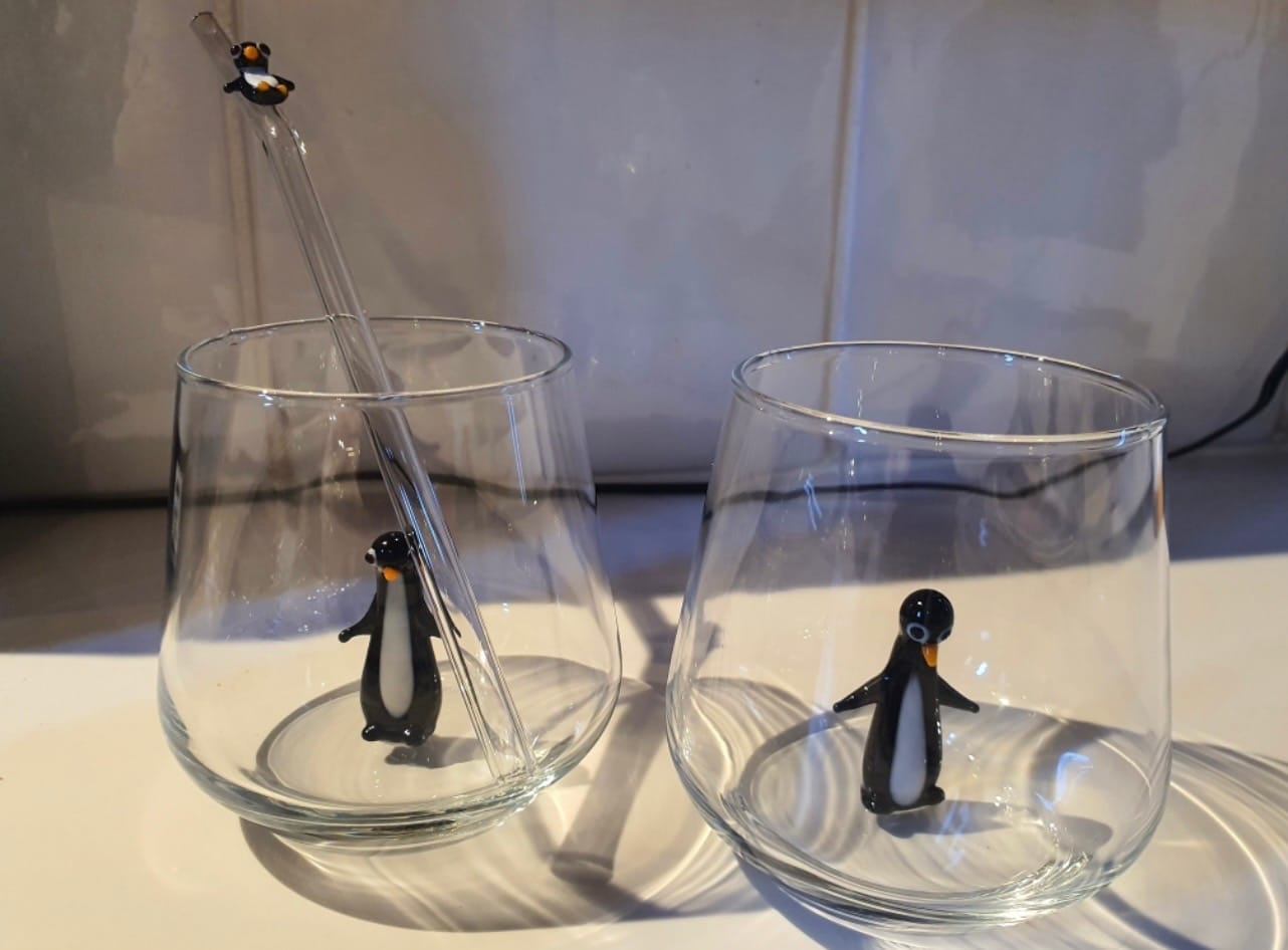 Customer photo review of Penguin Glass