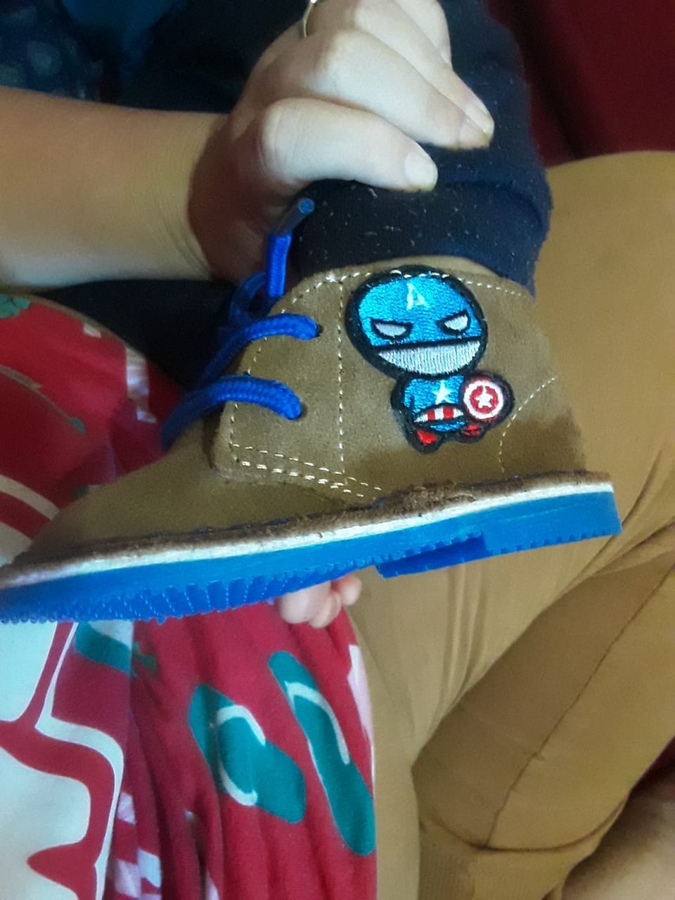 Customer photo review of Character Vellies - Boys