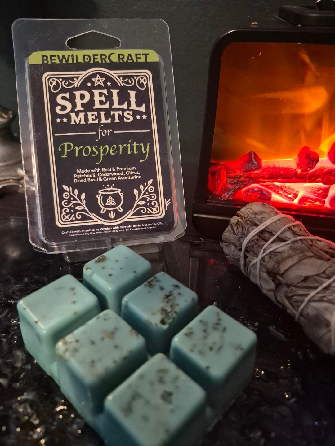 Customer photo review of Spell Melts for Prosperity Wax Melts