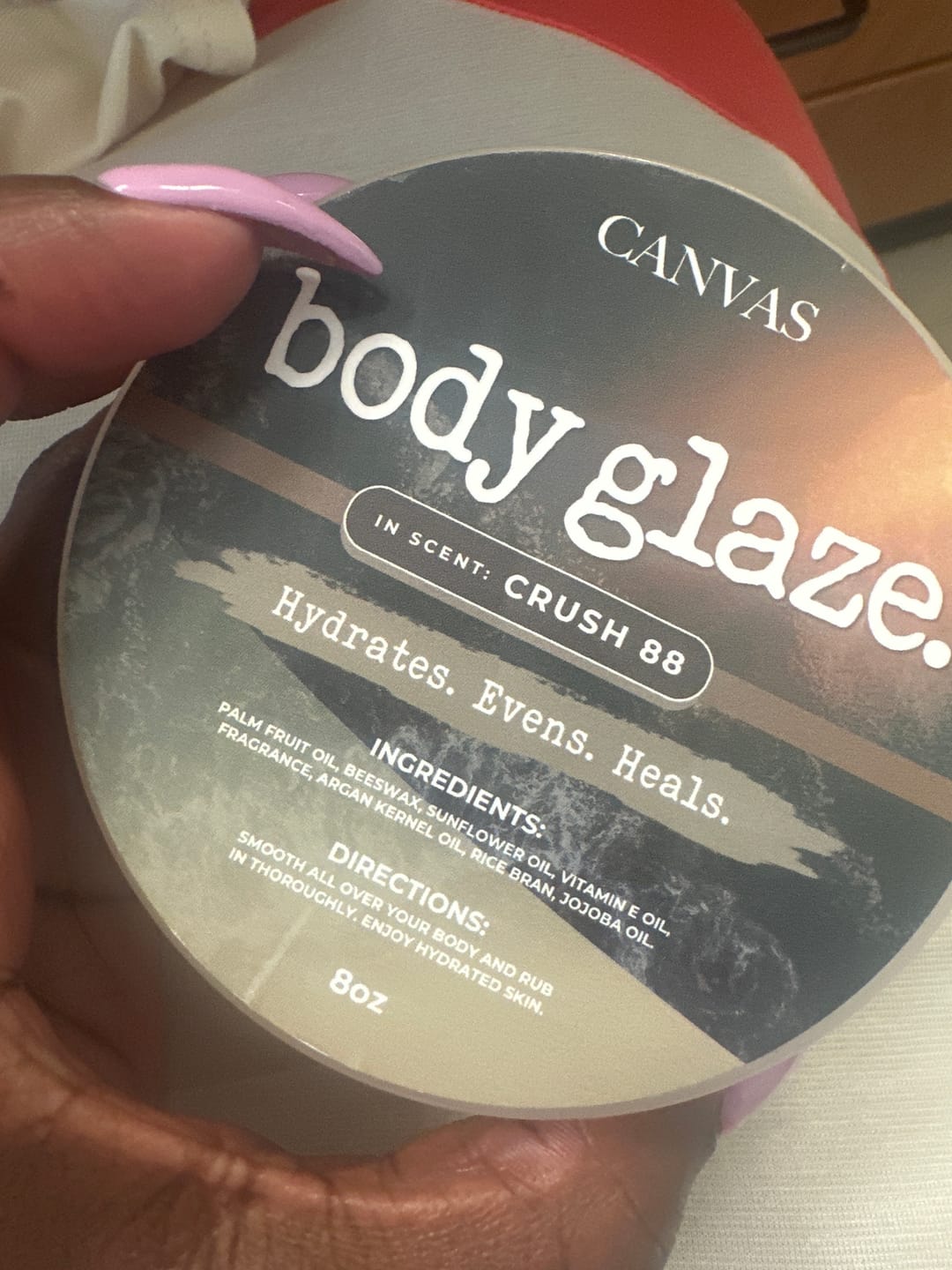 Customer photo review of (NEW) BODY GLAZE: CRUSH 88