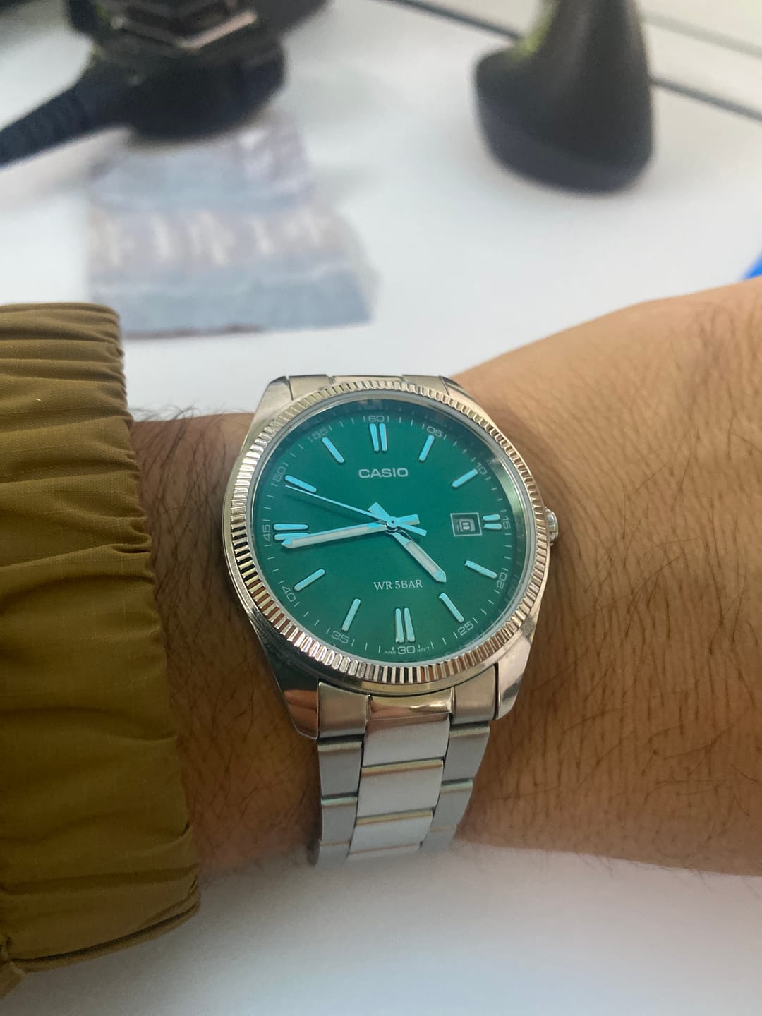 Customer photo review of Reloj Casio Análogo MTP-1302D-3AJF Verde 38,5mm JDM