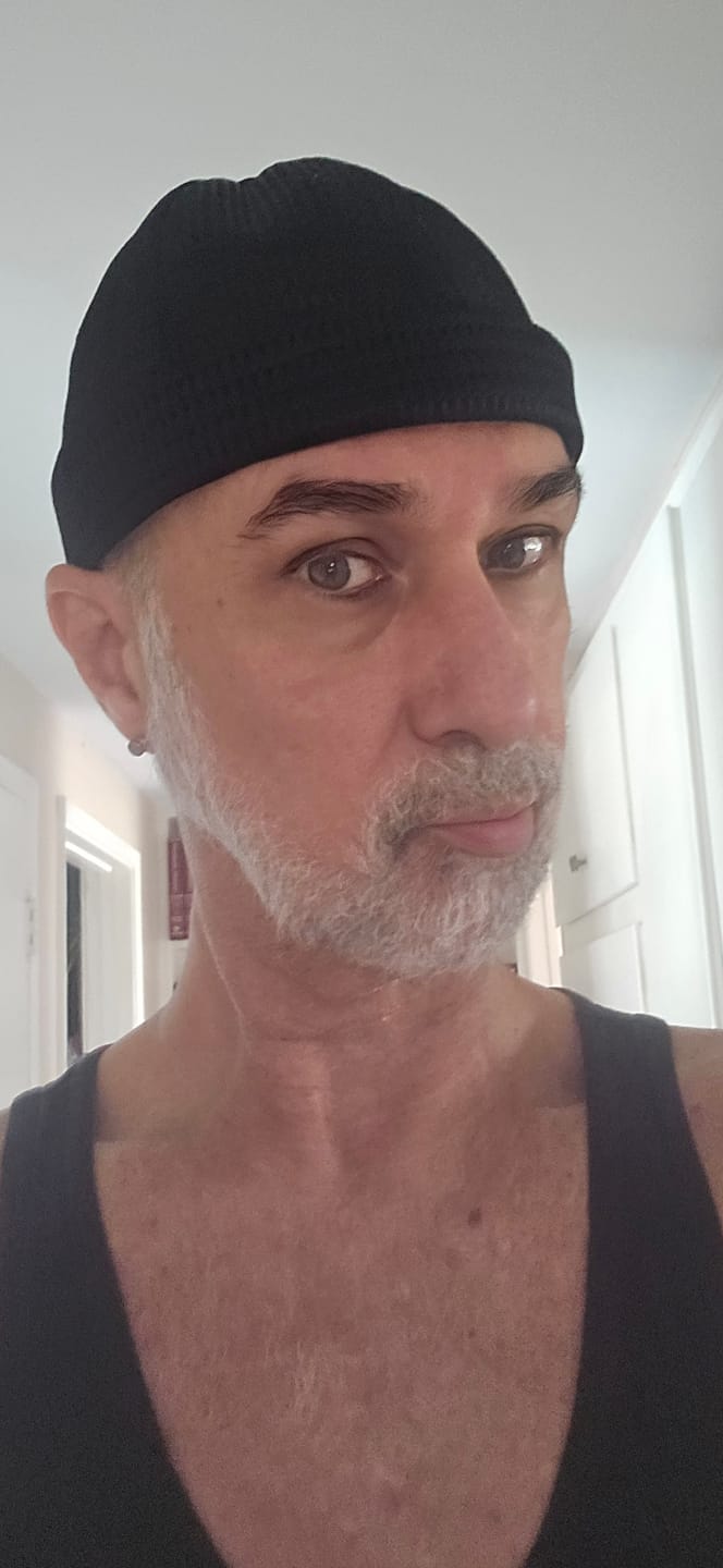 Customer photo review of Men’s Breathable Brimless Docker Hat – Lightweight Mesh Skull Cap for Summer Outdoor Wear