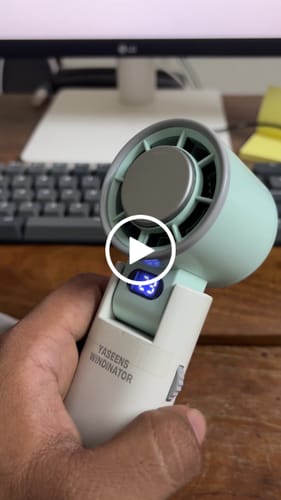 Customer video review of BFF | Personal Hand Fan with IceTouch™