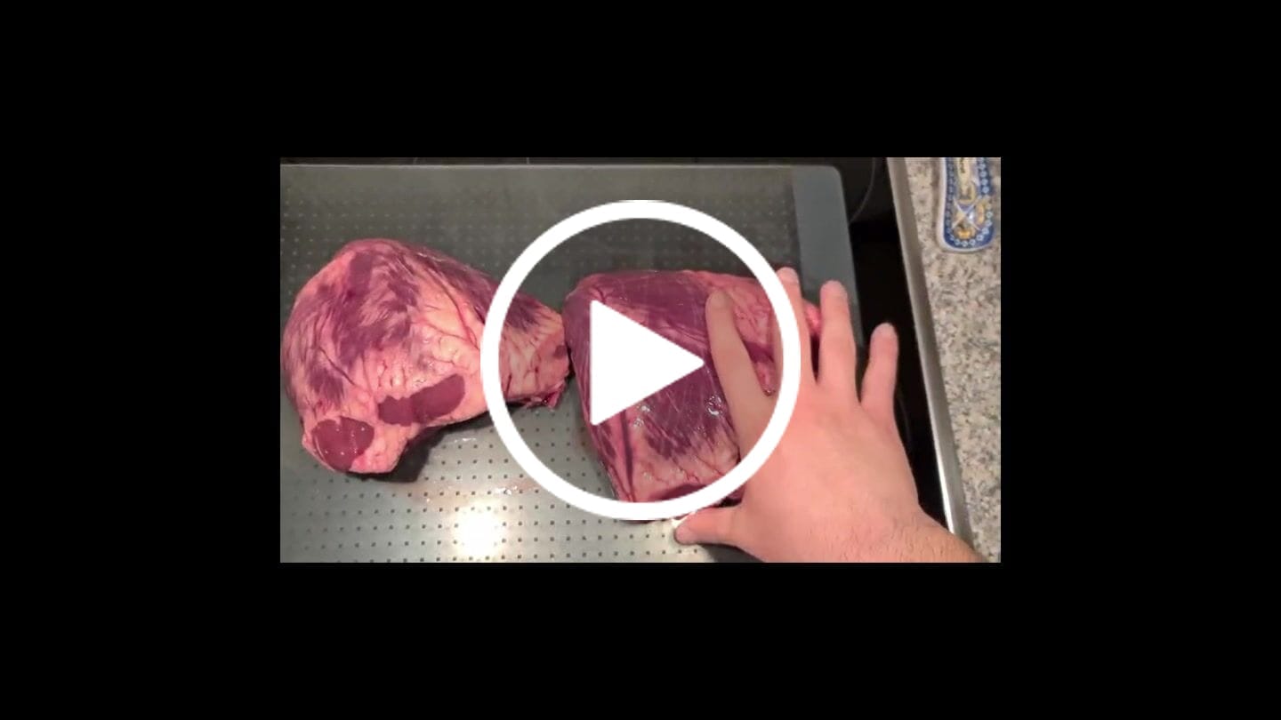 Customer video review of Ganzes Weiderinderherz