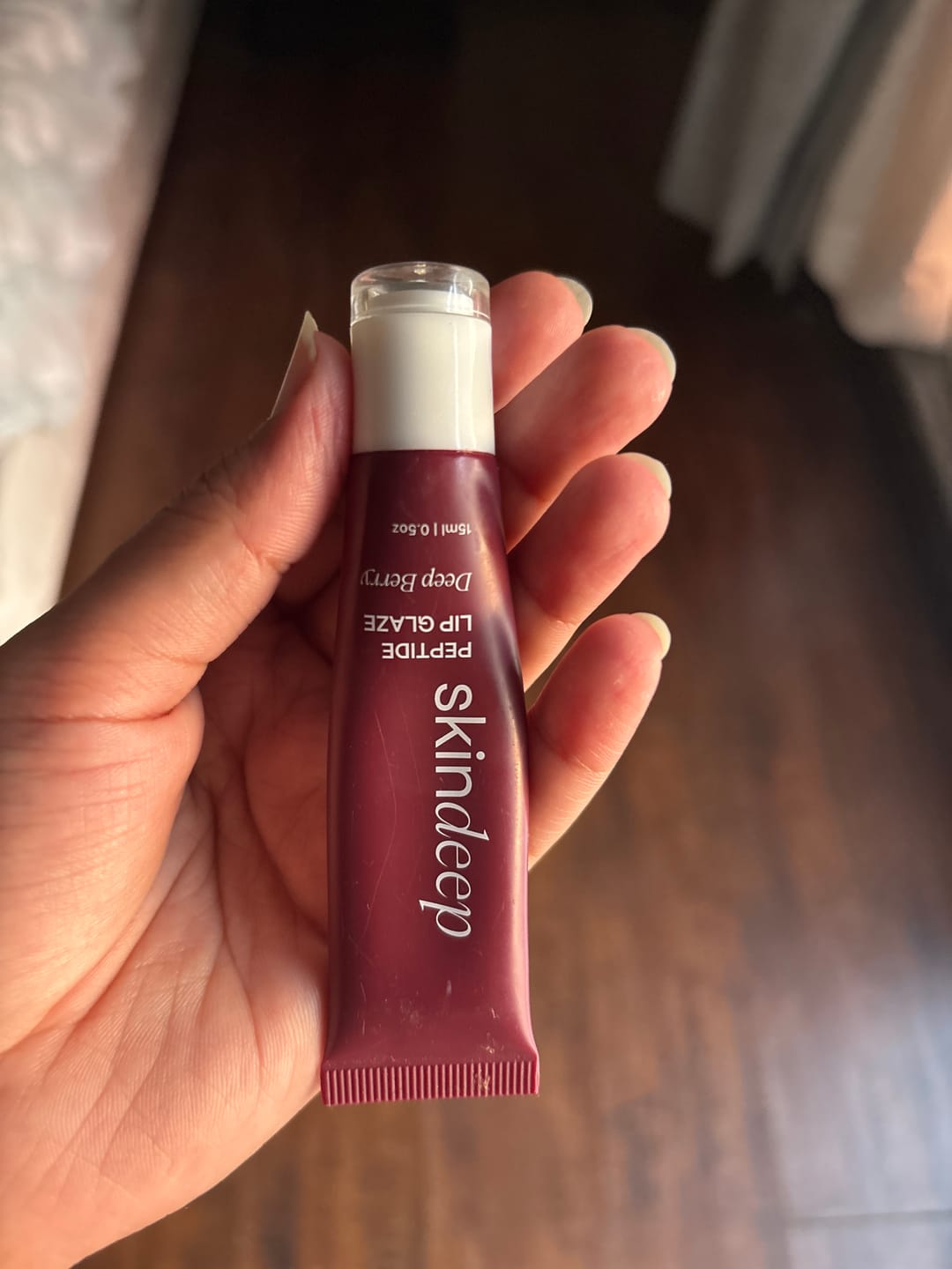 Customer photo review of Peptide Lip Glaze