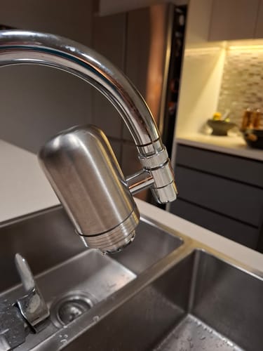 Customer photo review of EcoPure™ Tap Filter - PFAS, Chlorine & Microplastics in Your Water. Fixed in 60 Seconds.