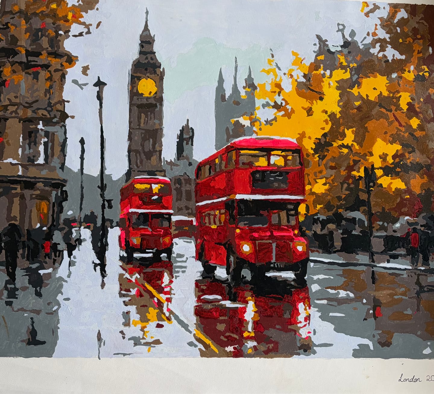 Customer photo review of Timeless London | Paint by Number