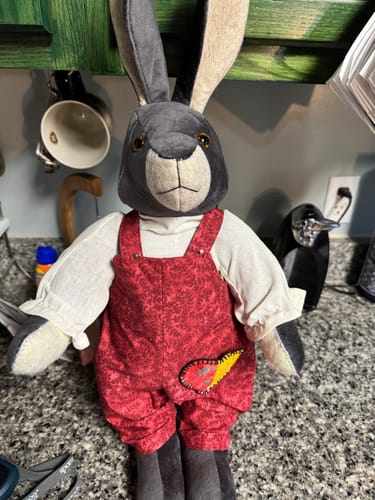 Customer photo review of Memory Bunny PDF Pattern