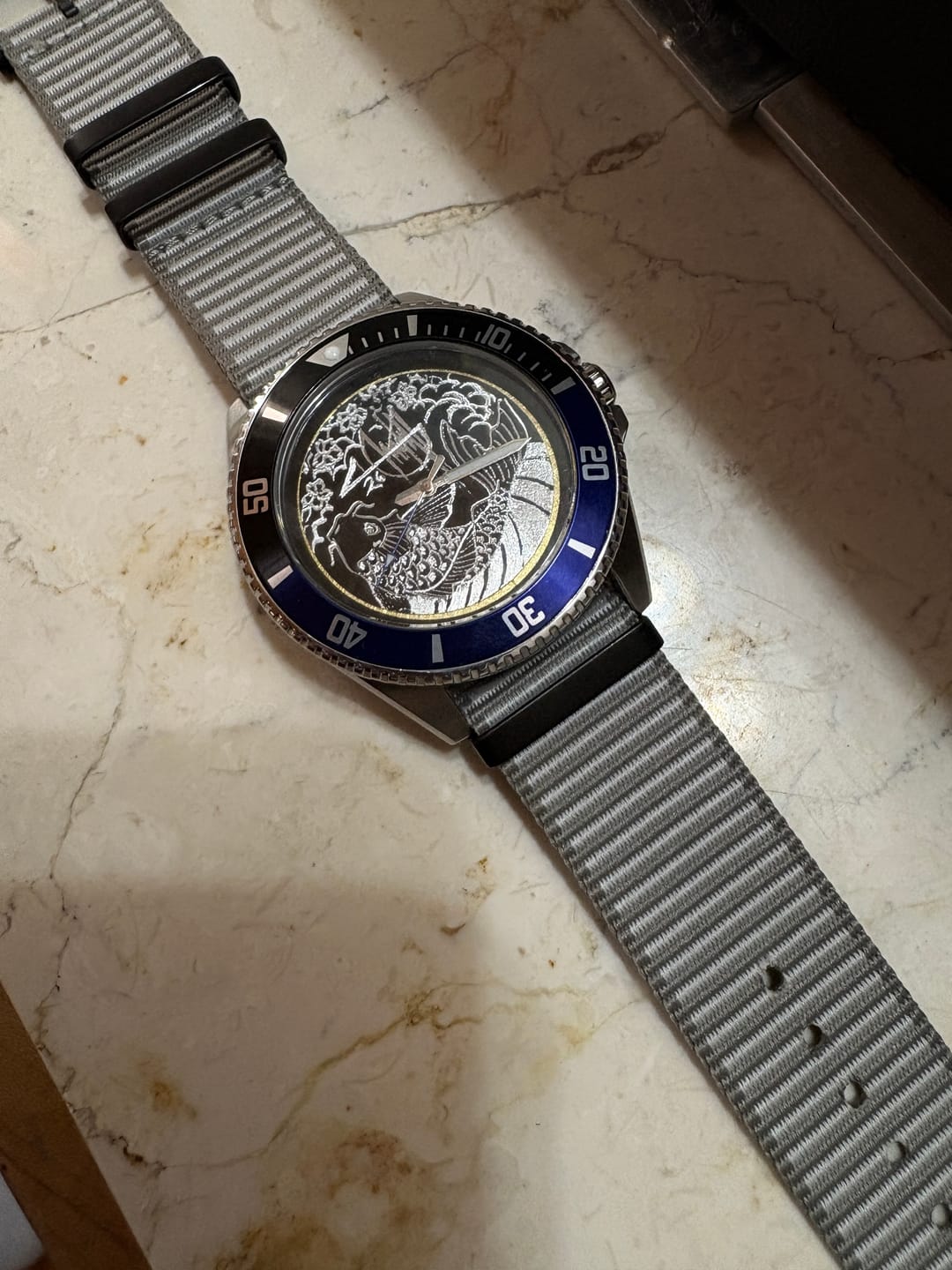 Customer photo review of TigerShark - Silver & Gray