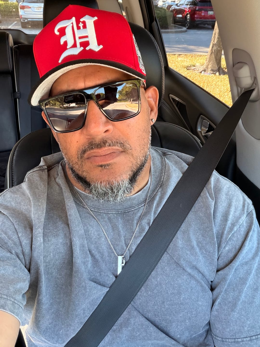 Customer photo review of Cream & Camo Brim Hat
