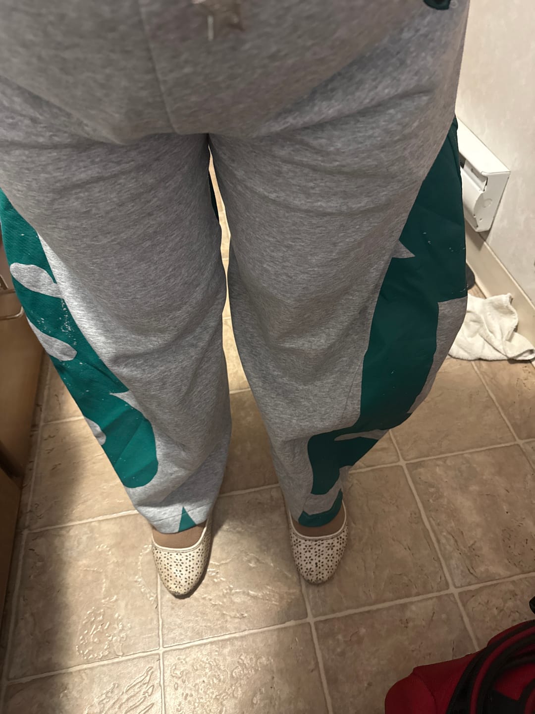 Customer photo review of Aelfric Eden Graffiti Super Baggy Barrel Sweatpants
