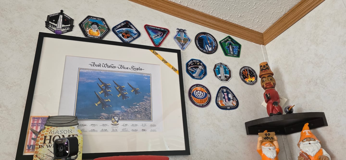 Customer photo review of Starship Flight 12 - Collectors Patch