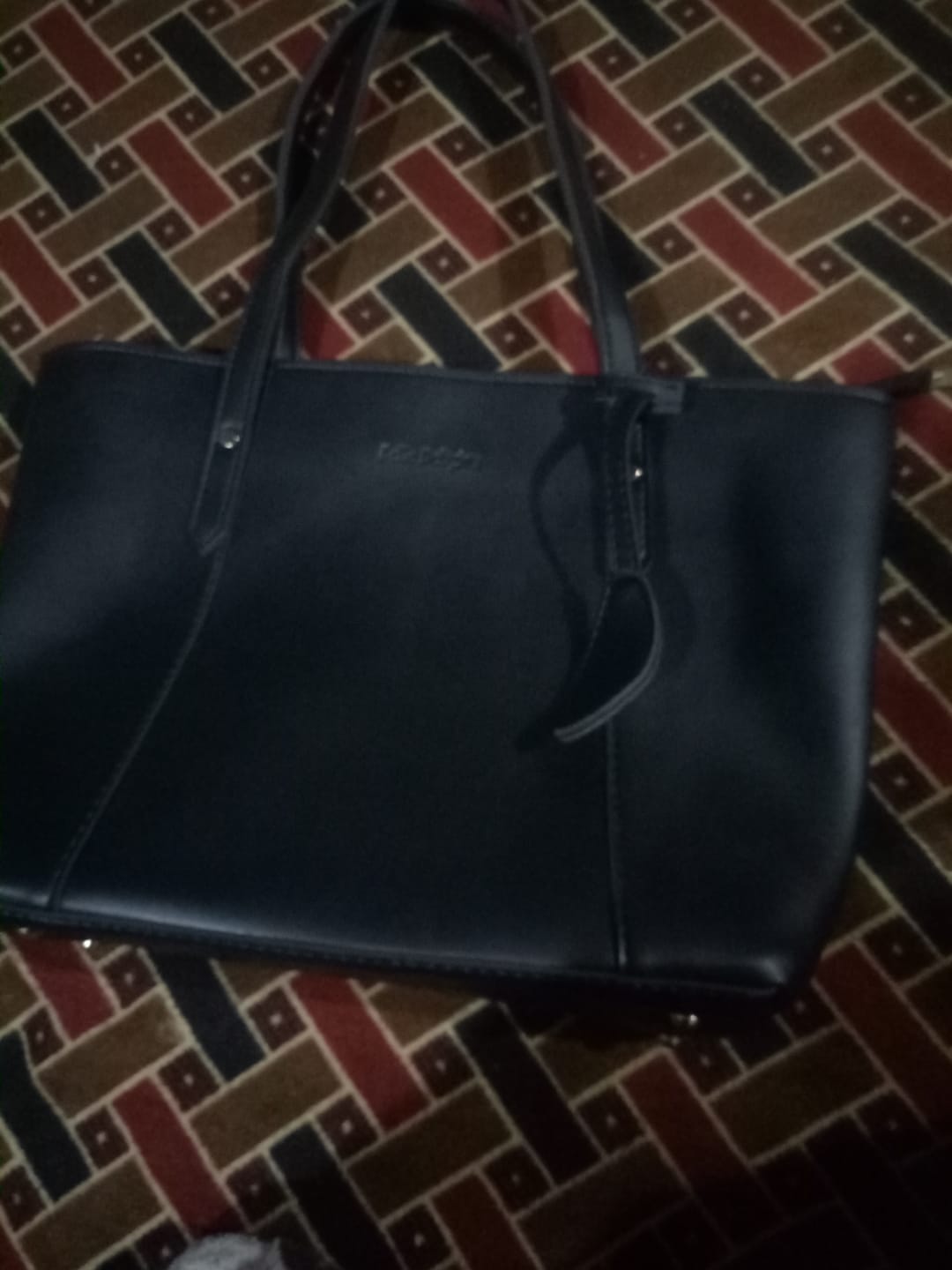 Customer photo review of Black Belle The Tote Bag