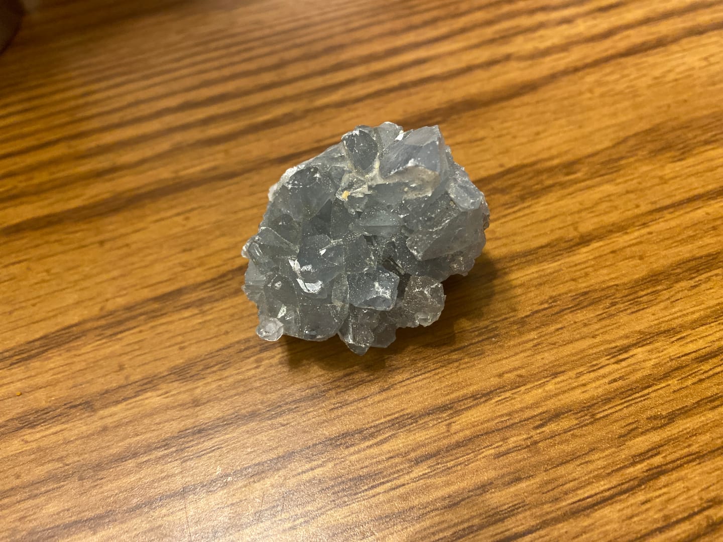 Customer photo review of Natural Celestite Cluster