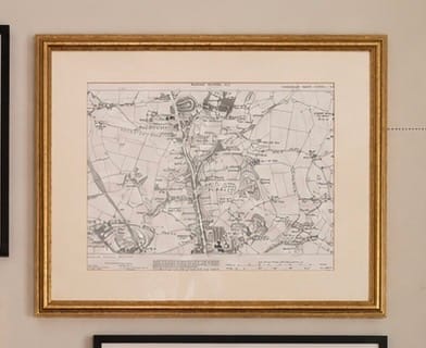 Customer photo review of Personalised Old Map of Bury