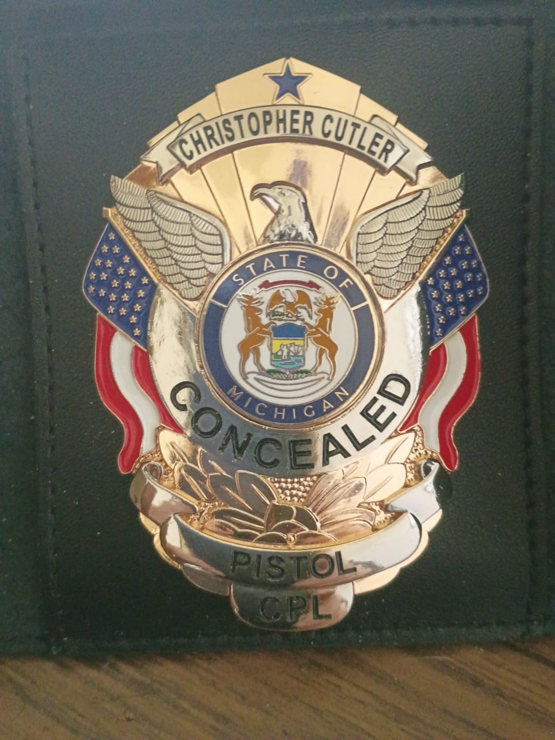 Customer photo review of Customizable Badge MA23