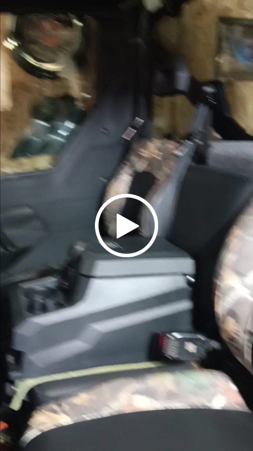 Customer video review of UTV Bench Seat Center Console Box for Polaris Ranger XP 1000/Crew 2017-2026