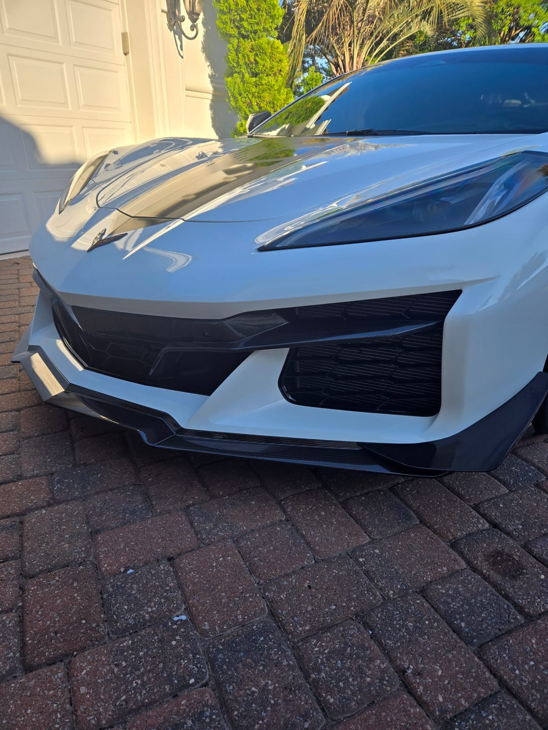 Customer photo review of C8 Corvette Z06 Real Carbon Fiber Front Bumper Grille Trims | Cover or Direct Replacement (2023+)