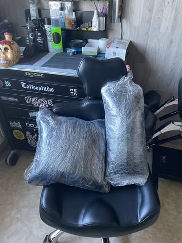 Customer photo review of Tattoo Pillow L - 39x18 cm