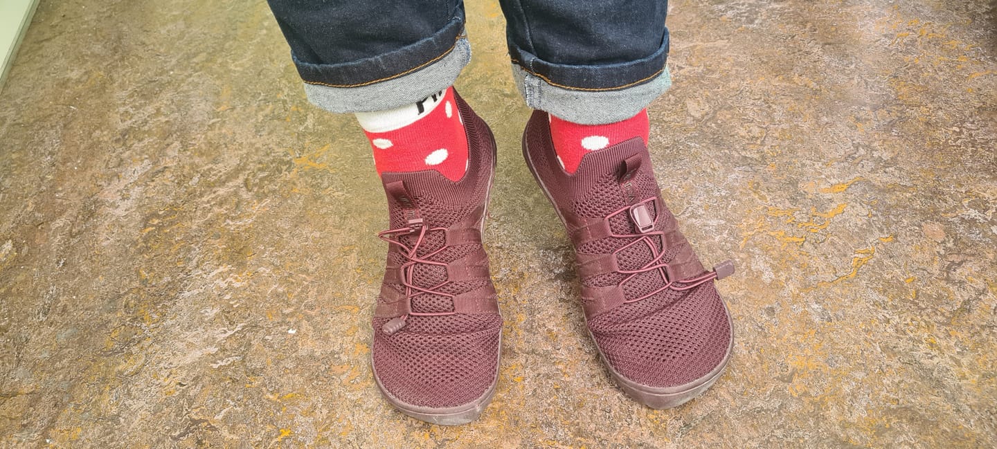 Customer photo review of Vaistoa Riemu | Knitted Barefoot Slip-ons