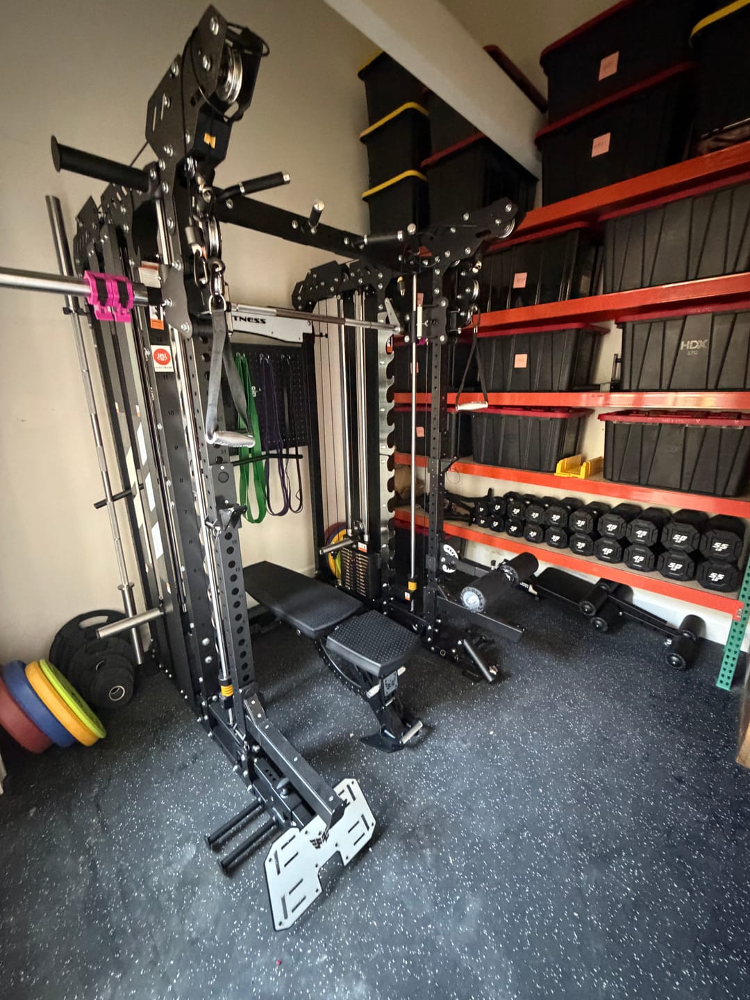 Customer photo review of Major Fitness Heritage Series B17 Flying Fortress All-In-One Functional Trainer with Smith Machine