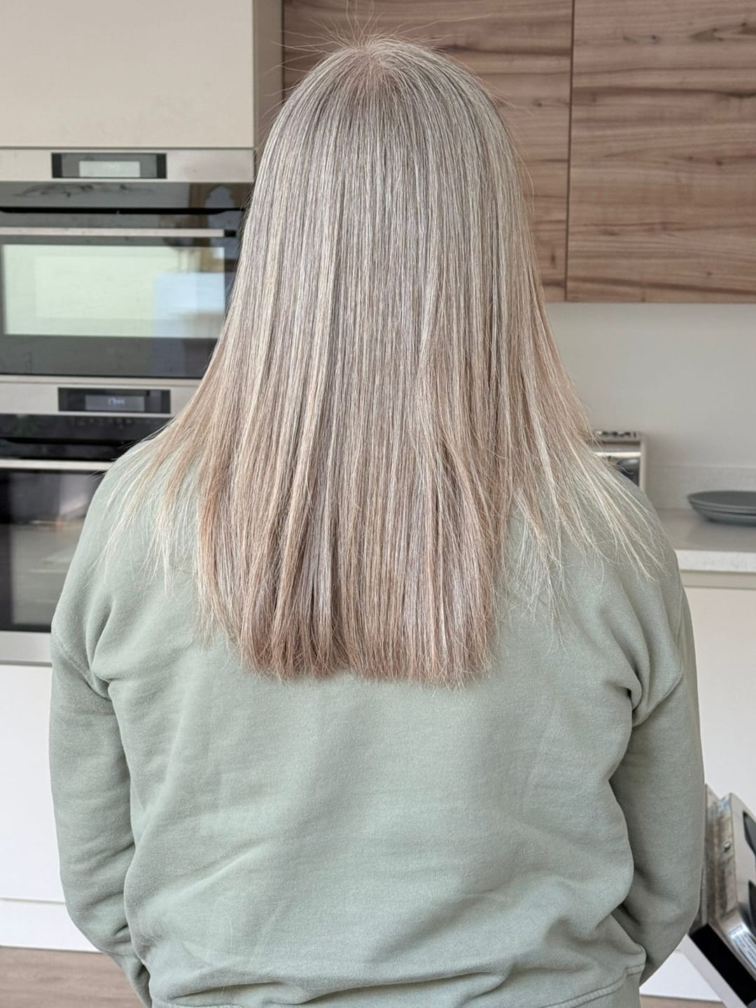 Customer photo review of At-home keratin treatment
