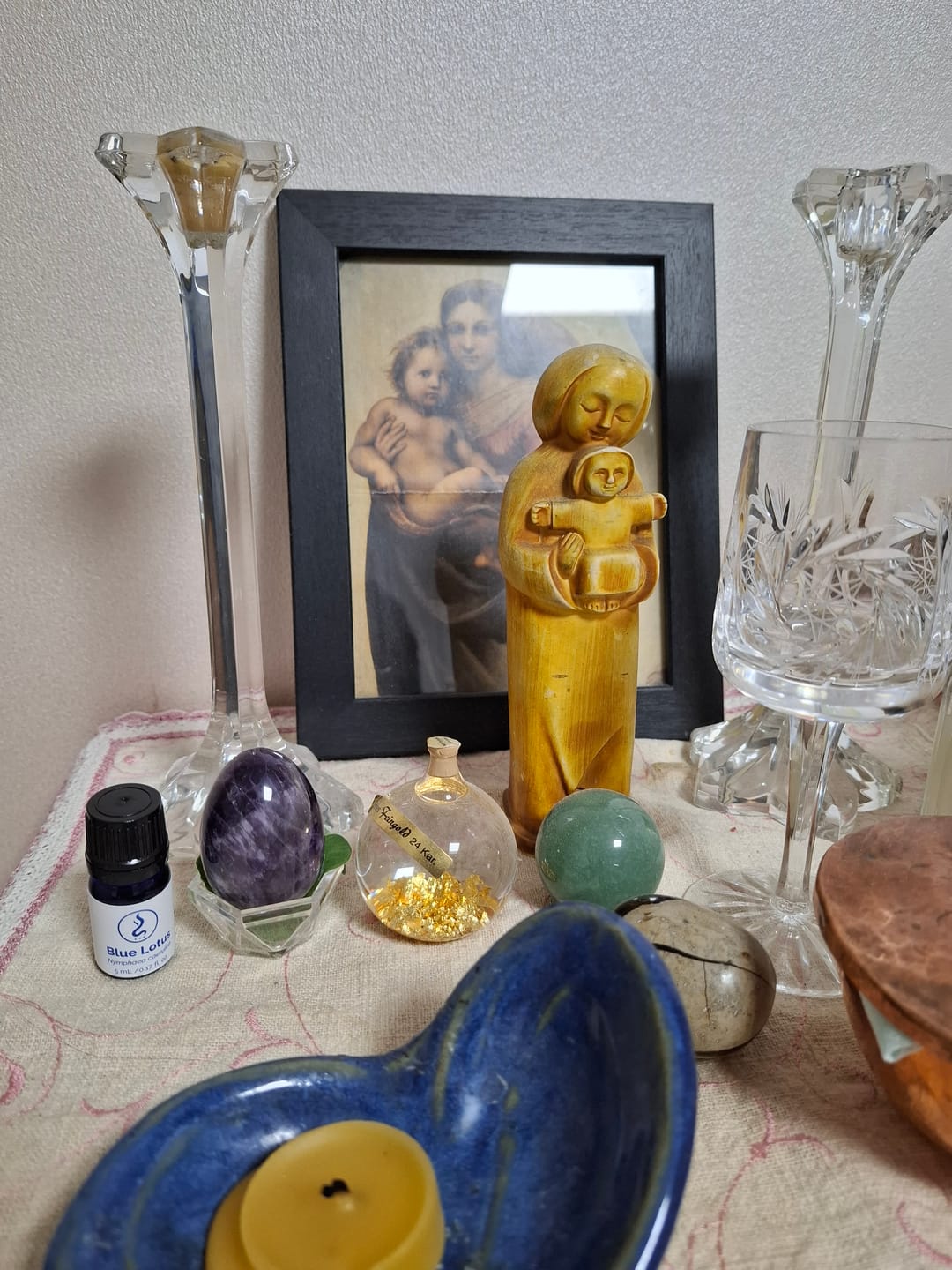 Customer photo review of True Egyptian Blue Lotus Oil 5 mL | Cold-Pressed