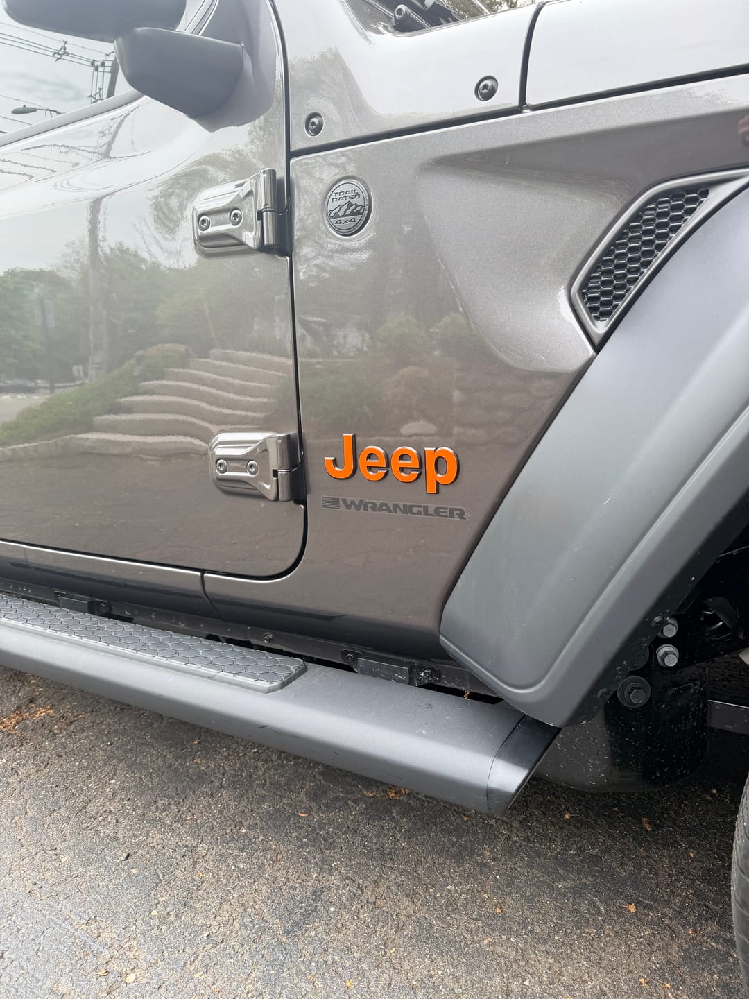 Customer photo review of JEEP Wrangler Emblem Overlay Decal Set | Fits JL, JK, TJ & YJ