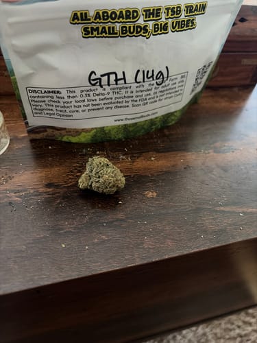 Customer photo review of Ghost Train Haze THCA Flower