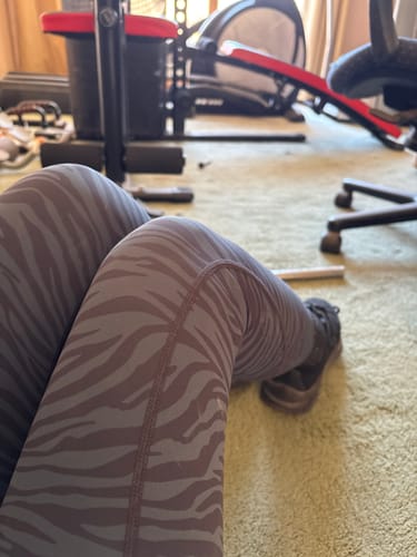 Reseña con foto de un cliente sobre Calza Deportiva Cebra Active